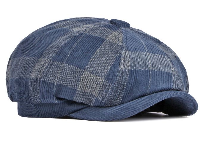 Men's Ladies Corduroy Panama Cap