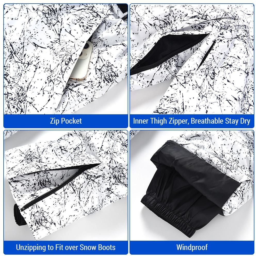 Snow Pants Women Waterproof Ski Pants Outdoor Winter Sports