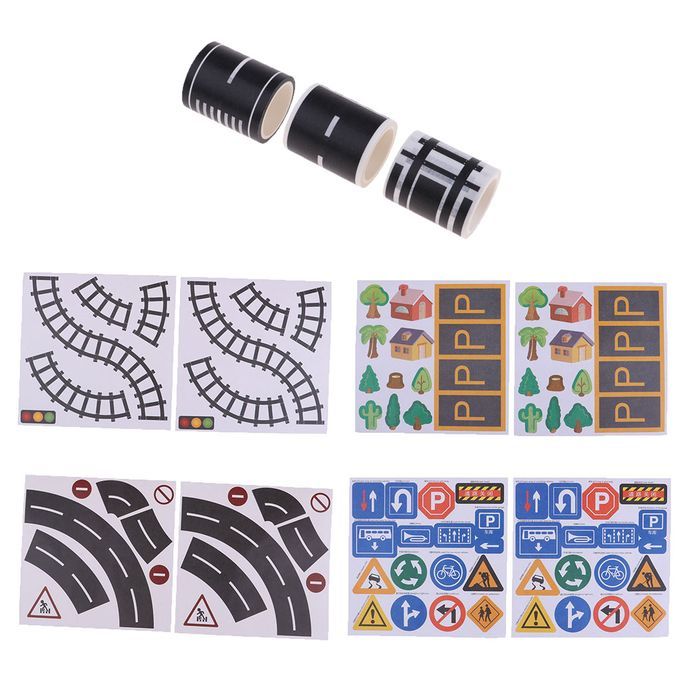 Child Traffic Sign Road Route Guide Stickers Vehicle Parking