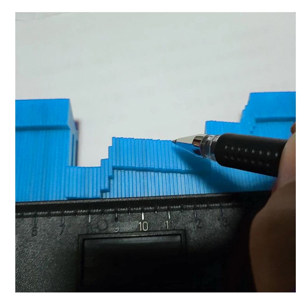 10inch Contour Gauge Cutting Template Measuring Instrument