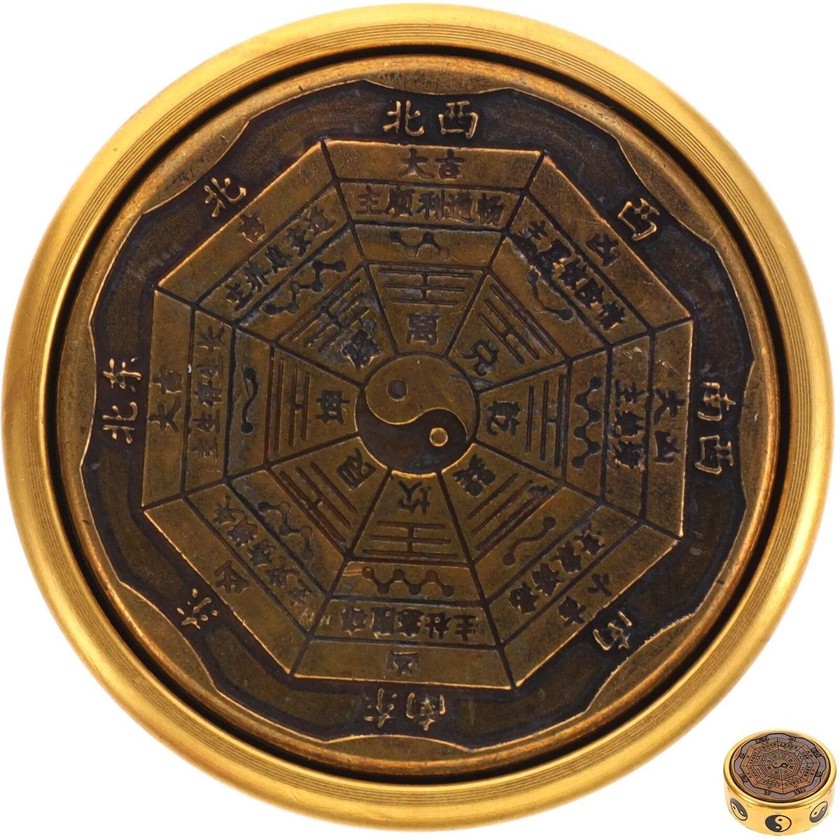 Fingertip Toys Taichi Gyro Stress Adults Aldult Pure Brass Child Gyroscope