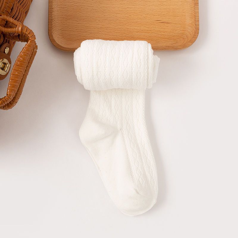 Thick Cotton Long Popsocks White