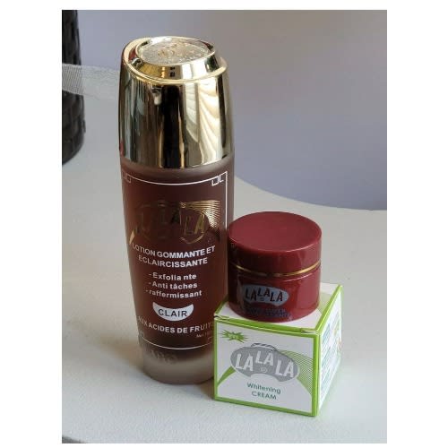 Lalala Face Cream And Cleanser- Fast Action Skin Whitening - Cleanser 200ml + Cream 30g