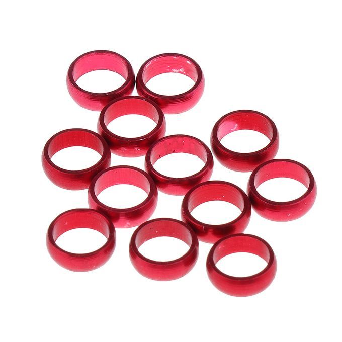 12 Packs Dart Sharft Protect Flights O Rings Spare Gripper Ring Red