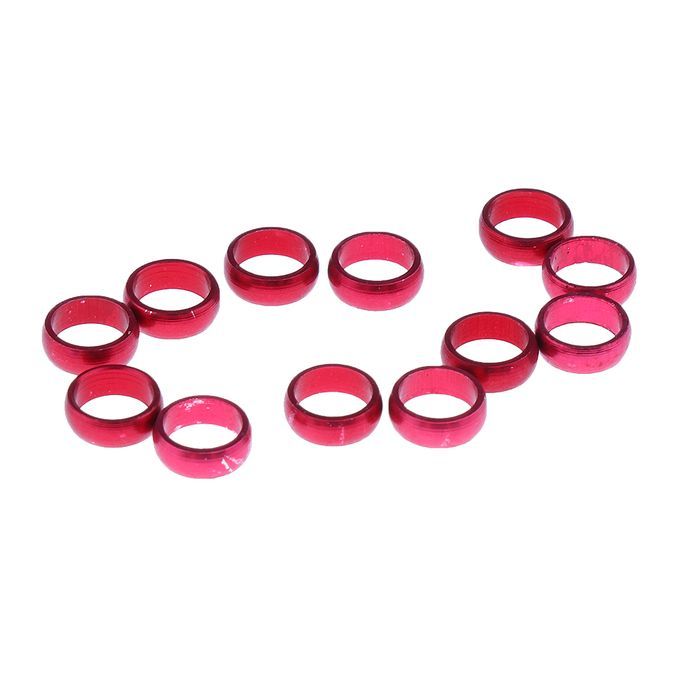 12 Packs Dart Sharft Protect Flights O Rings Spare Gripper Ring Red
