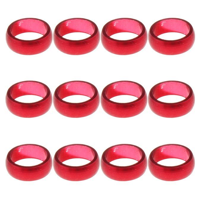 12 Packs Dart Sharft Protect Flights O Rings Spare Gripper Ring Red