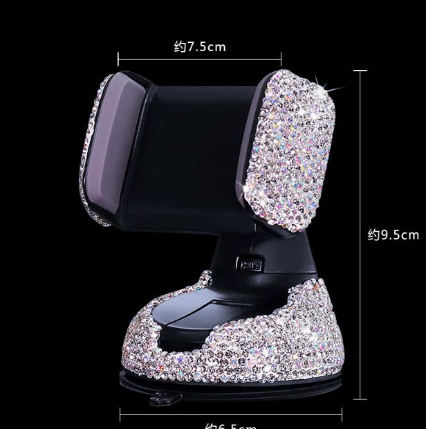 Diamond-studded Car Mobile Phone Holder