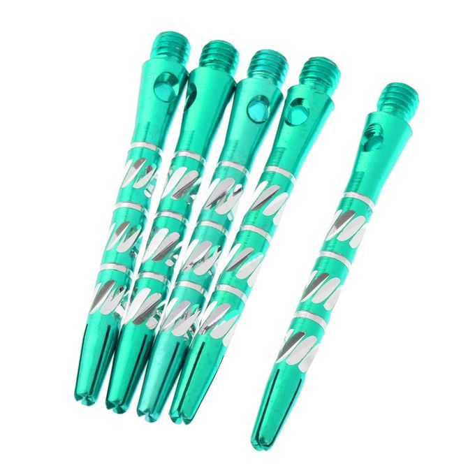 5pcs Ultralight Dart Shafts Stems Darts Accessories Parts Green