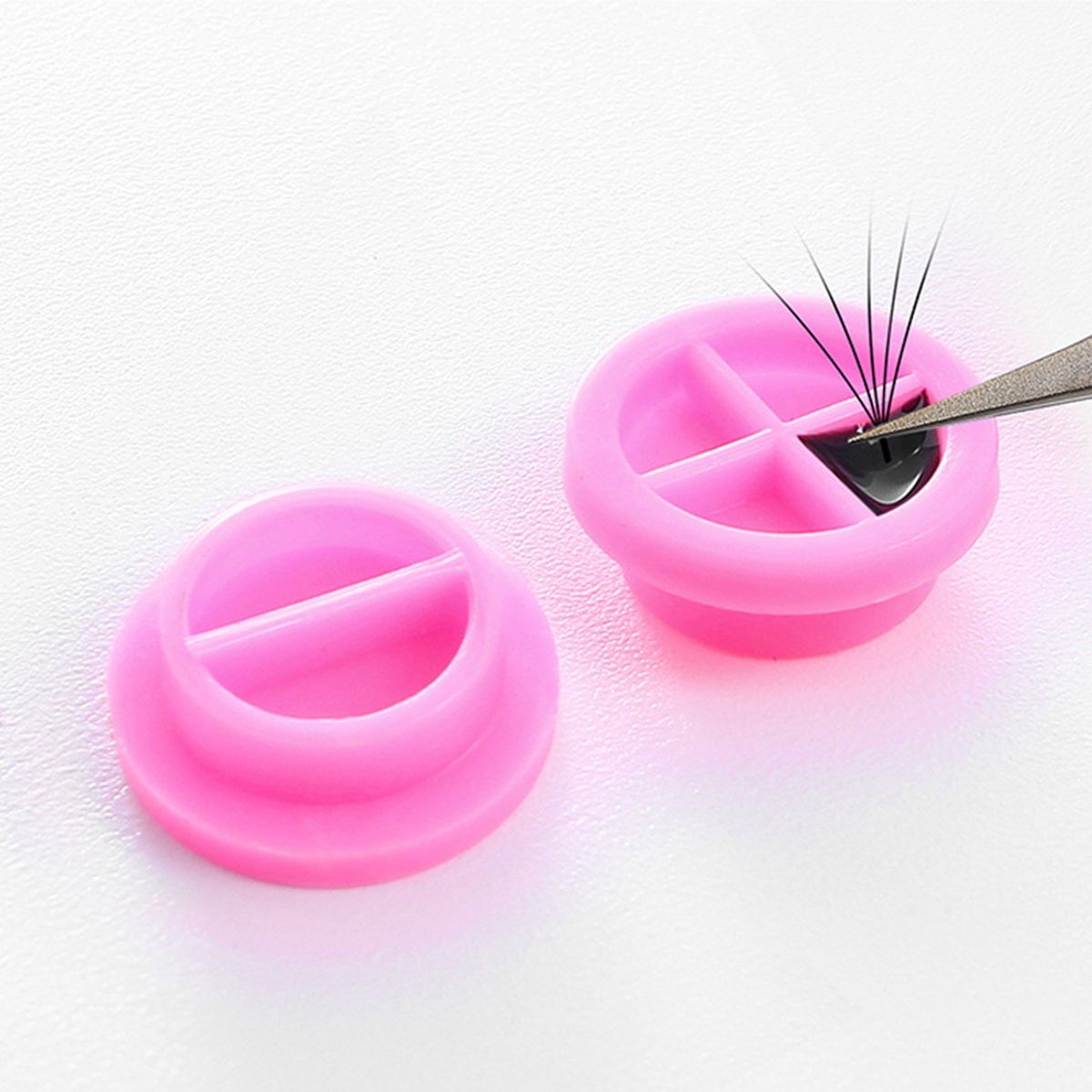100Pcs Eyelash Extension Glue Cups Holder Grafting Eyelash