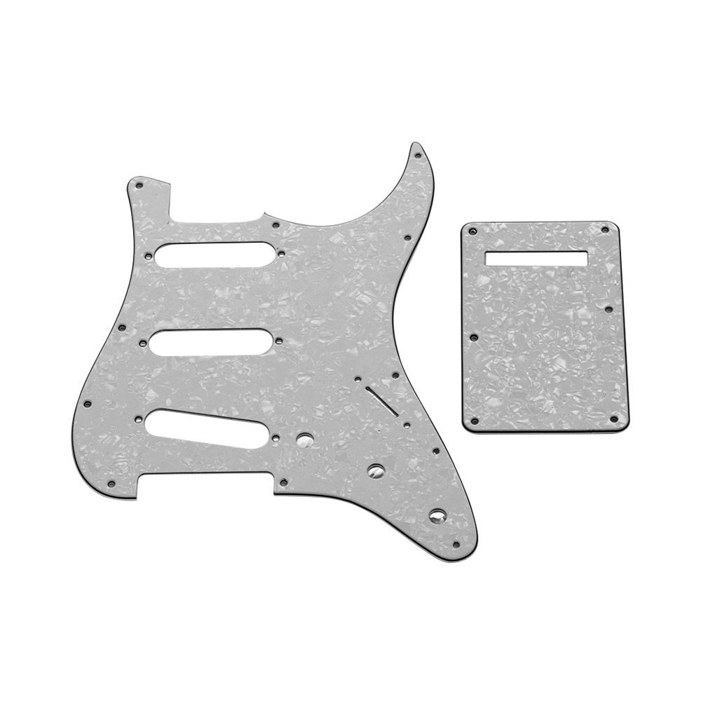 SSS Electric Guitar Pickguard Set With Back Plate Screws