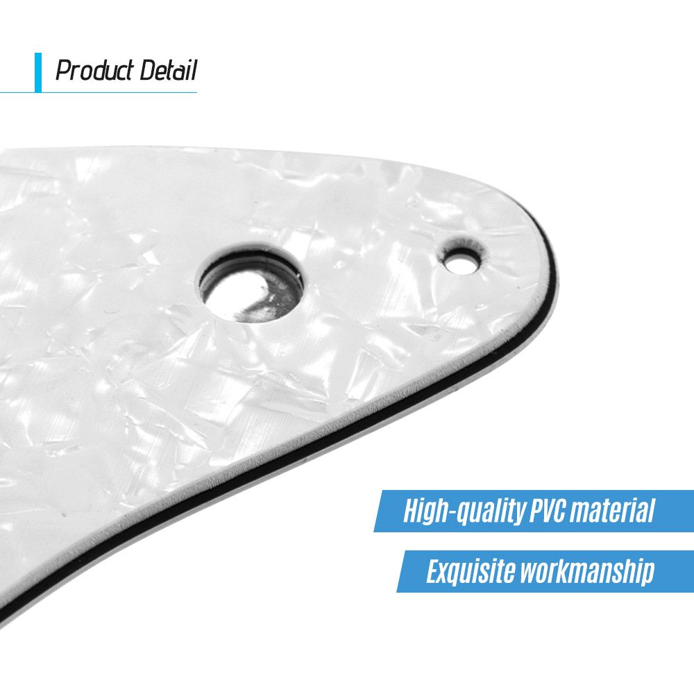 SSS Electric Guitar Pickguard Set With Back Plate Screws