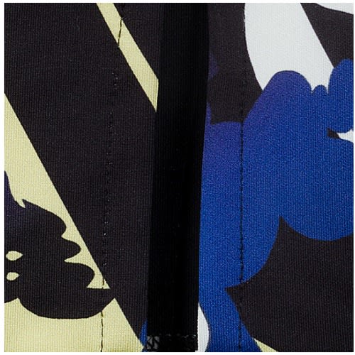 Ladies Abstract Pencil Skirt - Multicolor