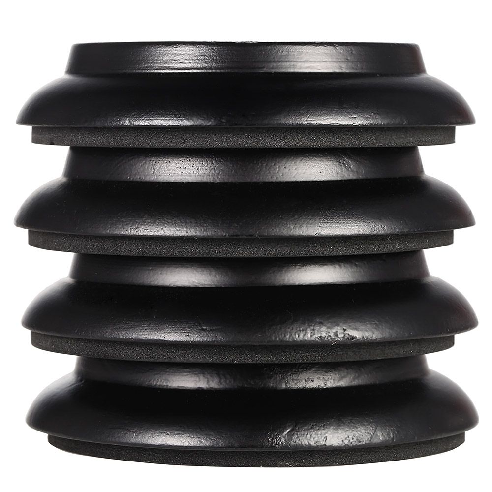 4pcs/set Solid Wood Upright Piano Caster Cups W/ EVA