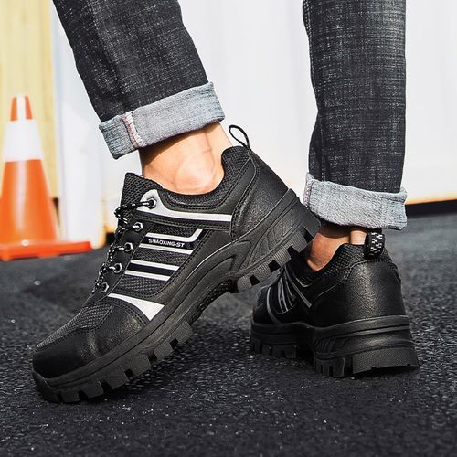 Breathable Work Safety Shoes Steel Toe Puncture-proof Shoe