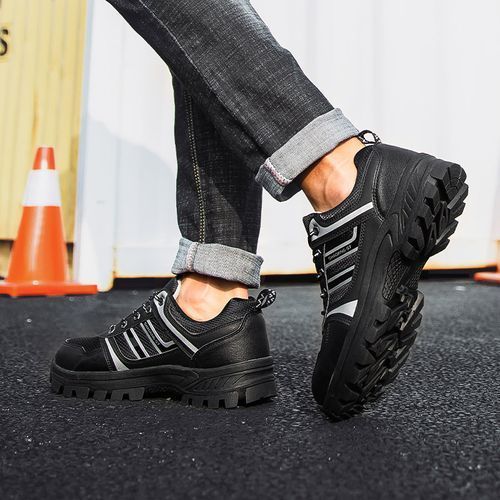 Breathable Work Safety Shoes Steel Toe Puncture-proof Shoe