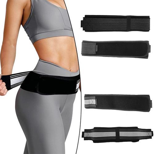 (black,)Orthopedic Vertebrae Belt Dainely Belts For Lower Back Pain Relief Breathable Back Brace Support Belts DON