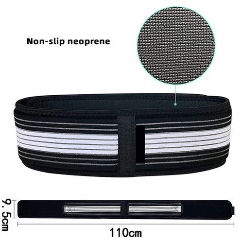 (black,)Orthopedic Vertebrae Belt Dainely Belts For Lower Back Pain Relief Breathable Back Brace Support Belts DON