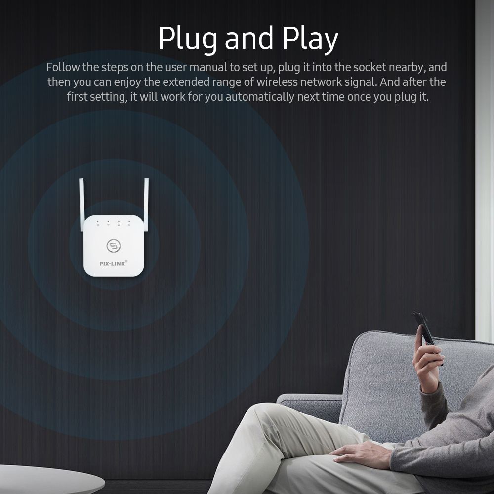 WiFi Range Extender WiFi Booster Wireless Repeater AP