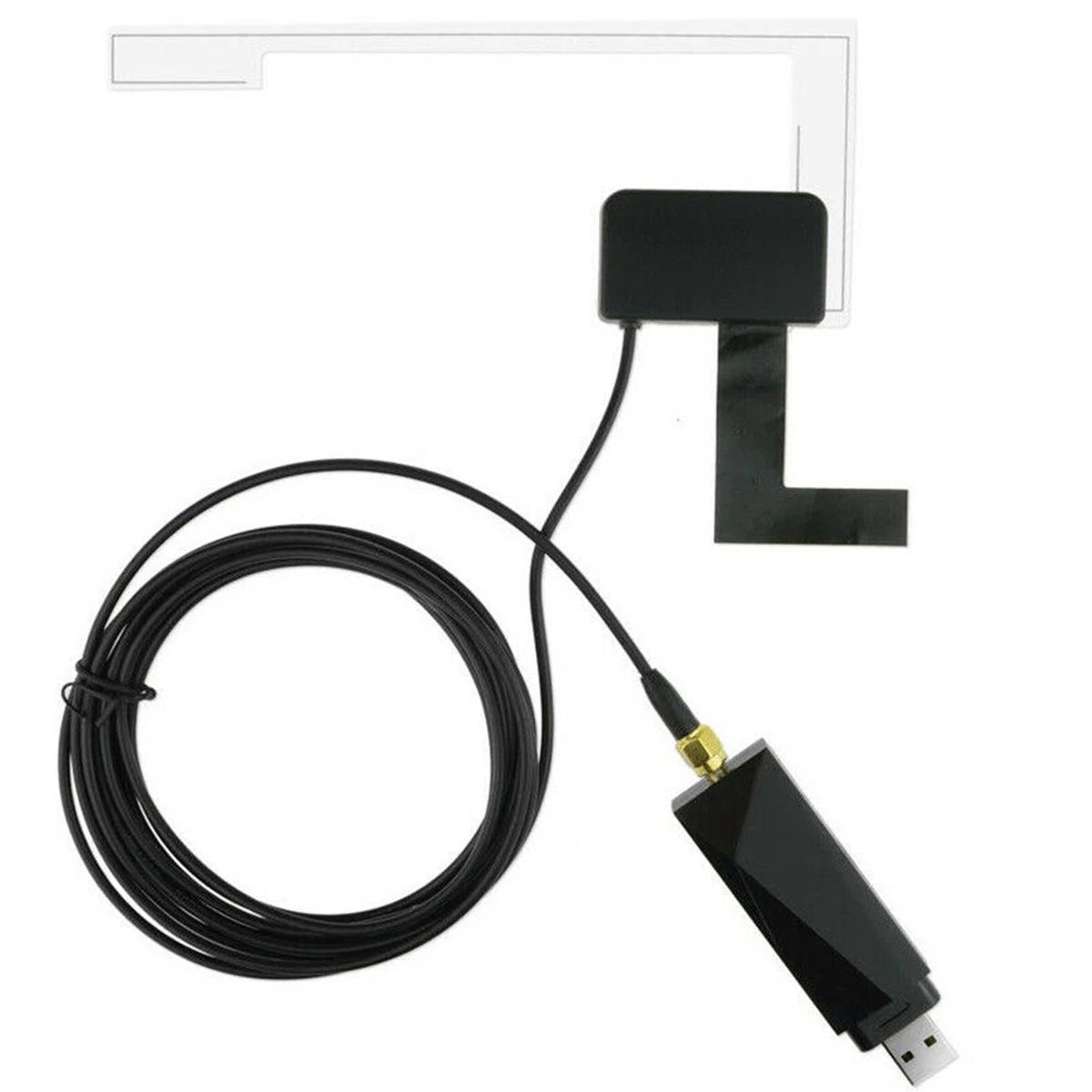 Radio Receiver In Car Antenna Digital DAB+ Adapter Aux Tuner