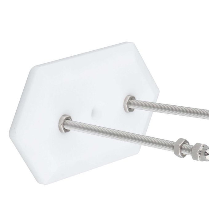 Skateboard Wall Mount Longboard Display Bracket Snowboard White 2PCS