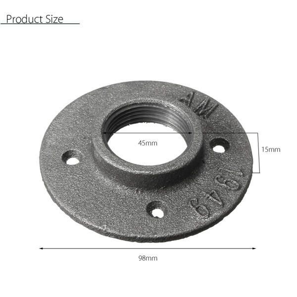 1-1/2 Inch Malleable Iron Floor Flange Steel Iron Pipe