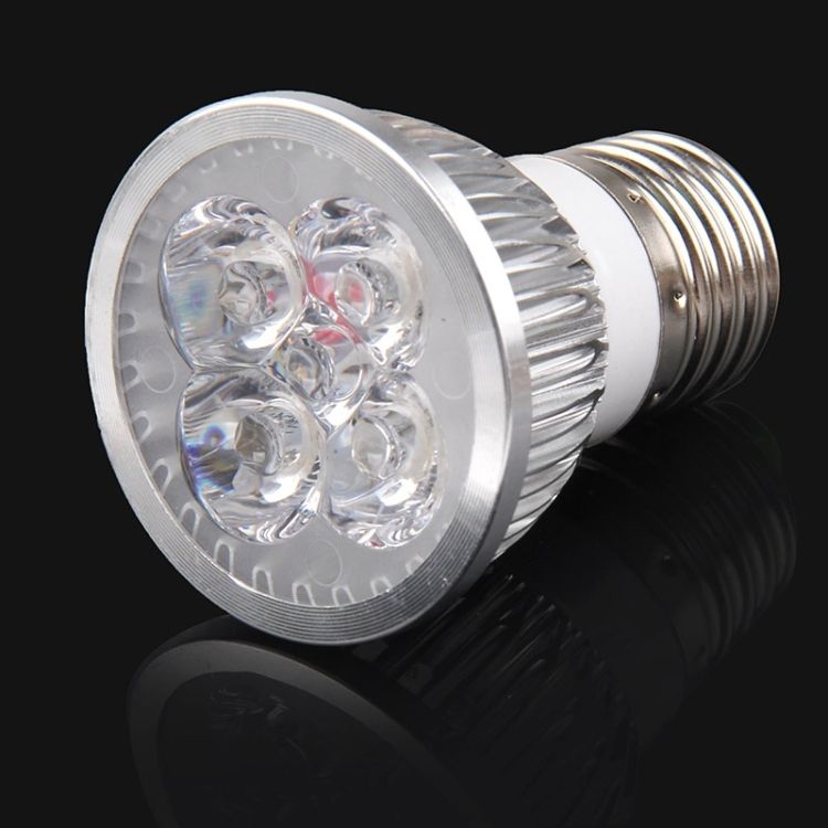 E27 4W 440LM 4 LEDs Spotlight Lamp Bulb Warm White Light
