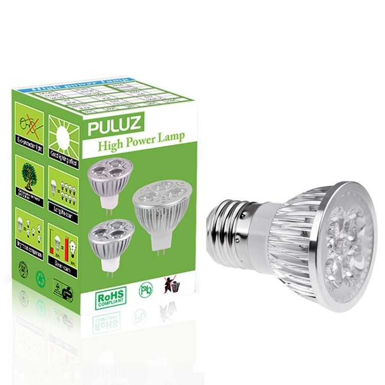 E27 4W 440LM 4 LEDs Spotlight Lamp Bulb Warm White Light