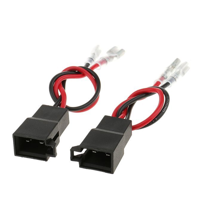 4pcs Speaker Adaptor Plug Leads Cable Connectors Pair PC2805 For