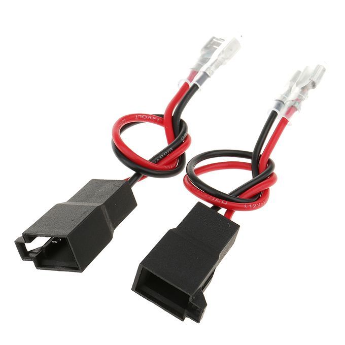 4pcs Speaker Adaptor Plug Leads Cable Connectors Pair PC2805 For