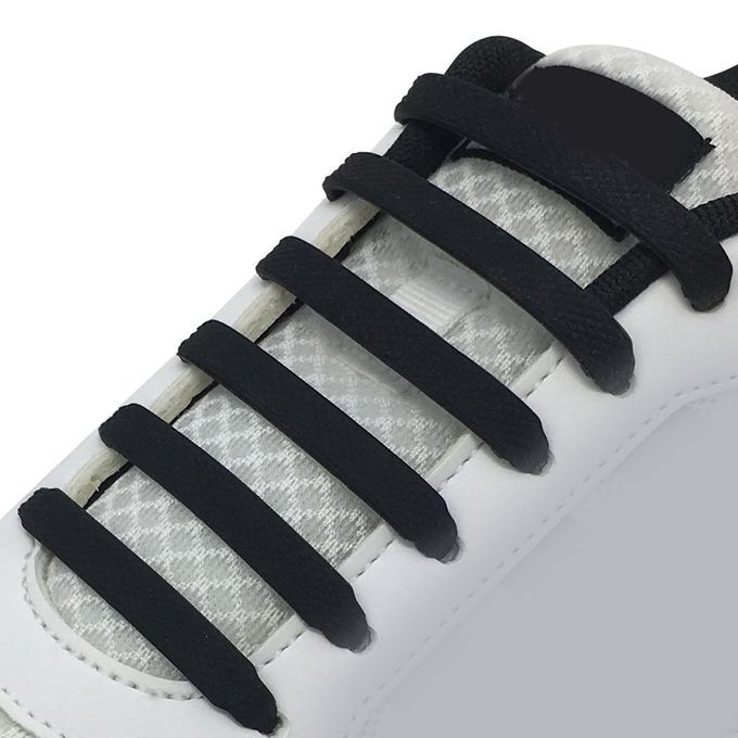 T-shaped Shoela Es No Tie Shoela Es Waterproof Sili On Flat Sports La Es-red