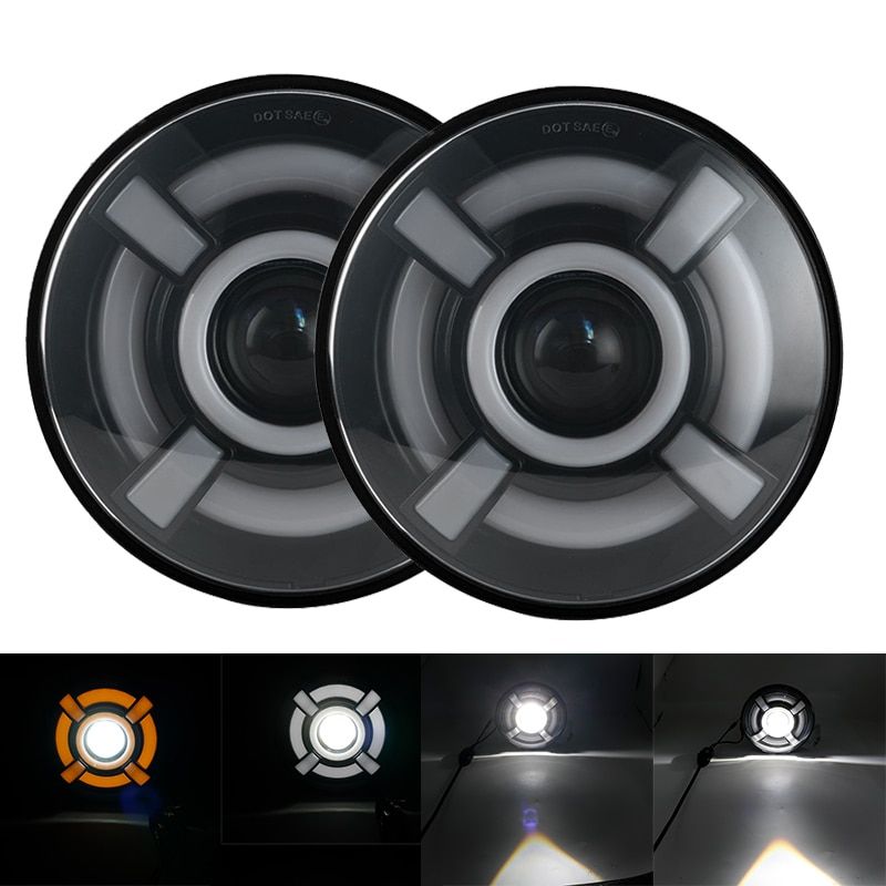 Pair 7INCH LED Headlight 7