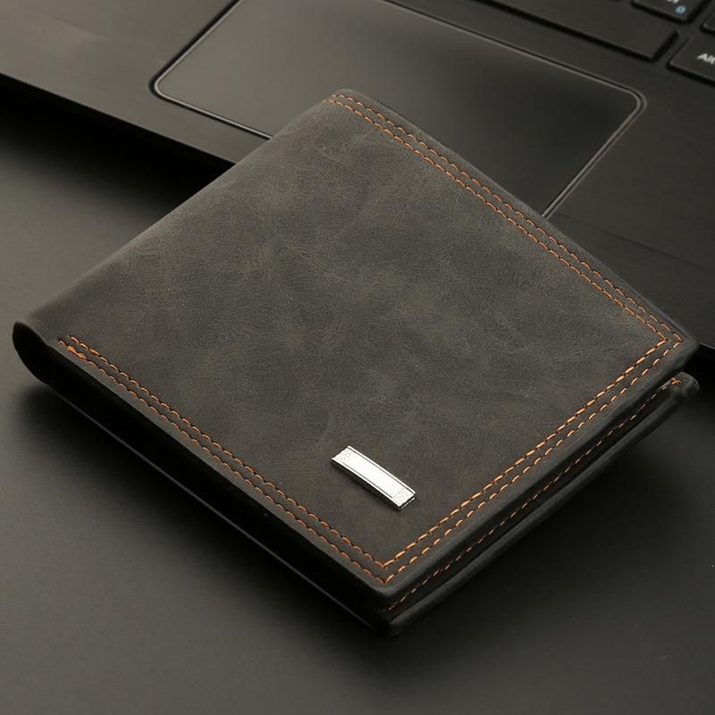 1PC Fashion Wallet Multifunctional Wallet Short Wallet Brown