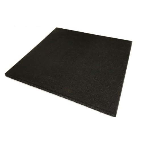 Gym Floor Mat - Rubber Material - Black