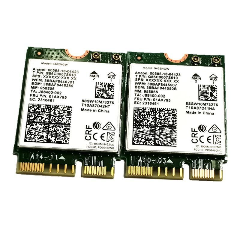 Wireless-AC Dual Band Wifi Card Adapter For In-tel 9462NGW