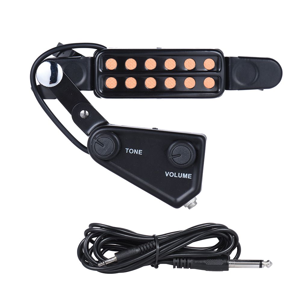12-hole Acoustic Guitar Sound Hole Pickup