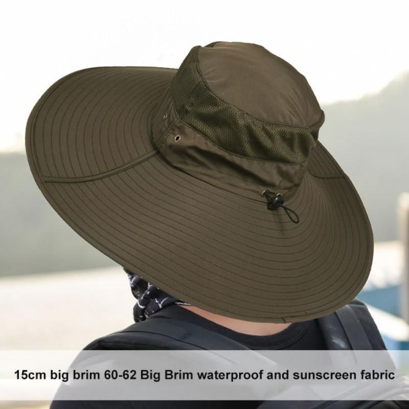 Summer Fashion Bucket Hat Men Women Outdoor Sun Hat UV Protection Breathable Fisherman Hat Uni Panama Beach Cap  Green