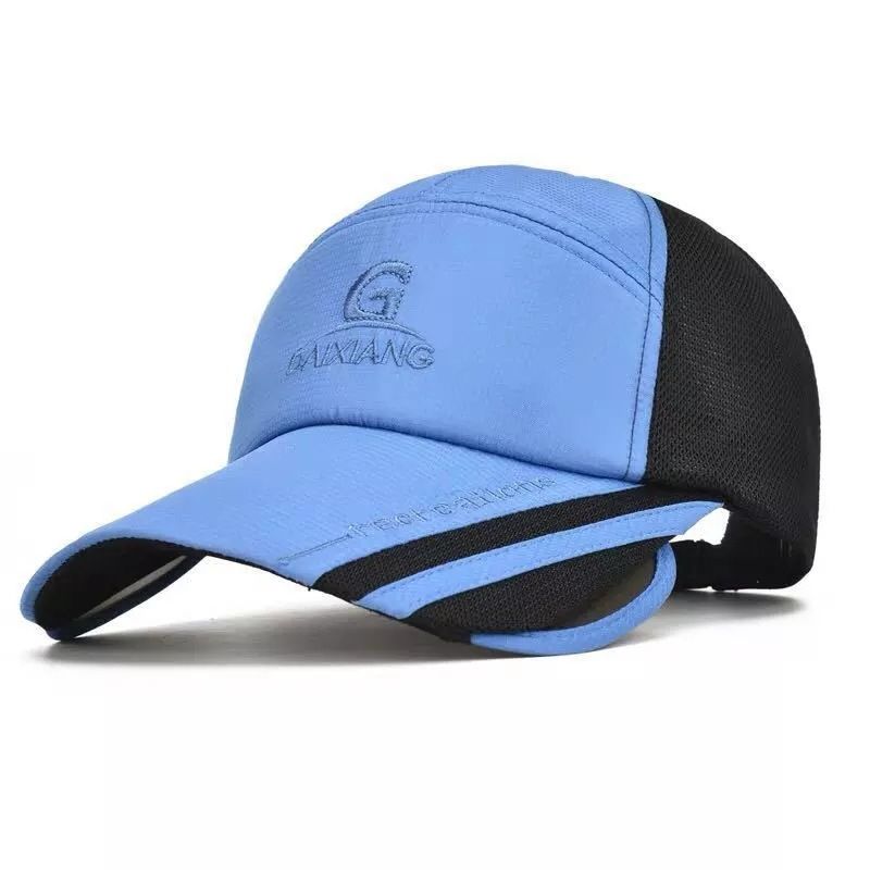 Fishing Hat Sun Hat Personty Pull Lens Along The Sun Hat Men And Women All-match Casual Baseball Cap Black