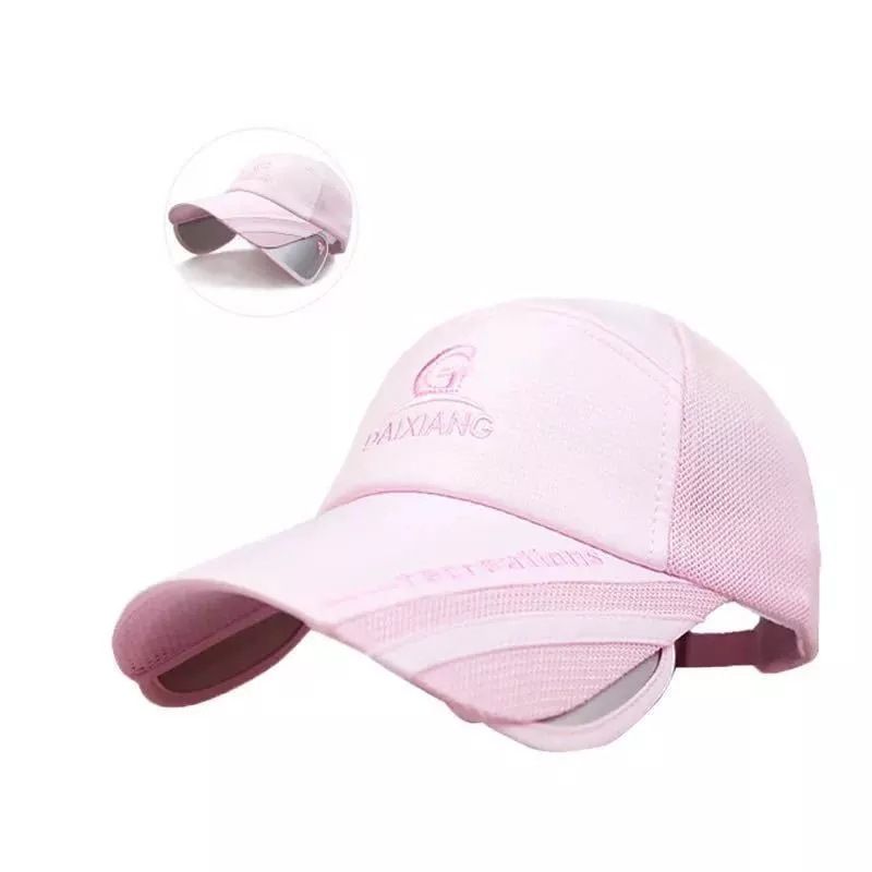 Fishing Hat Sun Hat Personty Pull Lens Along The Sun Hat Men And Women All-match Casual Baseball Cap Black