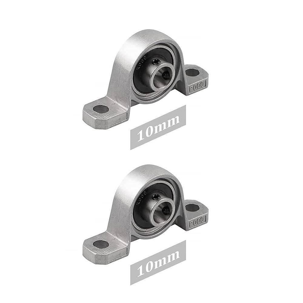 4 Pcs Bearing Housing Flange Bearing 10mm KP000 Ball Bearing Block Pillow Block Bearing for Spare Parts for 3D Printer
