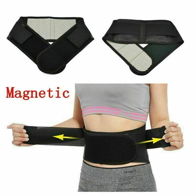 Lumber Lower Back Support Belt Brace Strap Pain Re