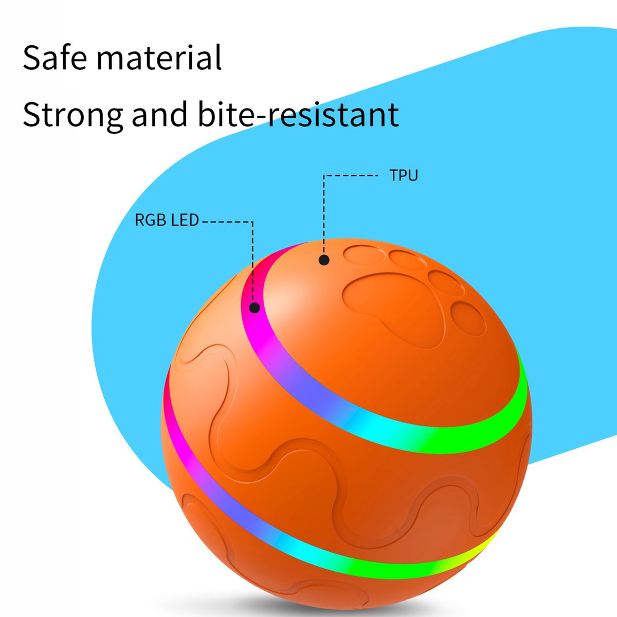 Dog Ball Toy Interactive Puppy Cat Pet Rolling Toy Remote