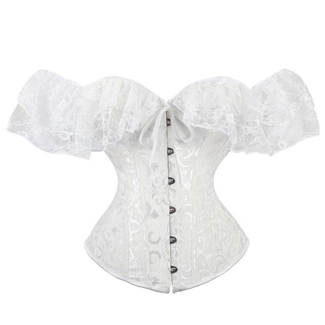 Women Corset Sexy White Wedding Dress Corset Brida