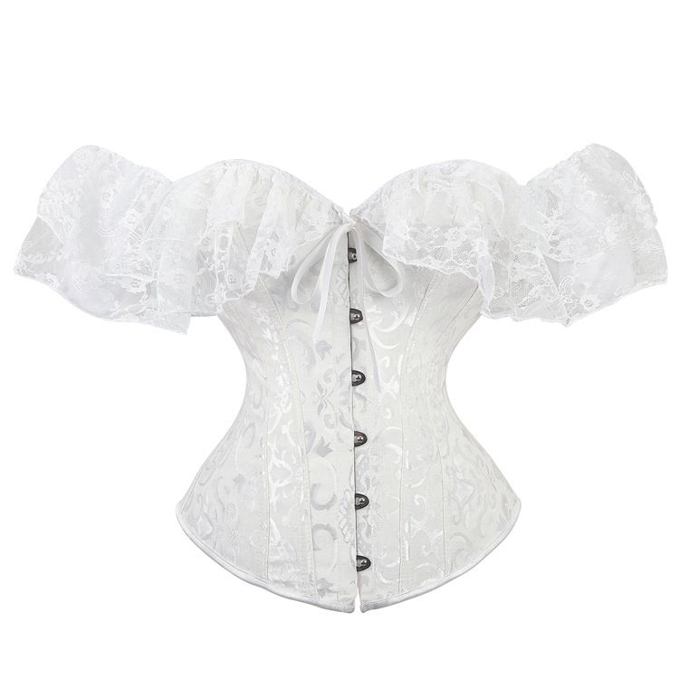 Women Corset Sexy White Wedding Dress Corset Brida
