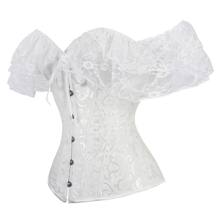 Women Corset Sexy White Wedding Dress Corset Brida
