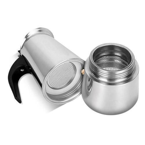 Stainless Steel Coffee Maker Coffee Pot Moka Pot Geyser Coffee Makers Kettle Coffee Brewer Latte Percolator Stove Coffee Tools