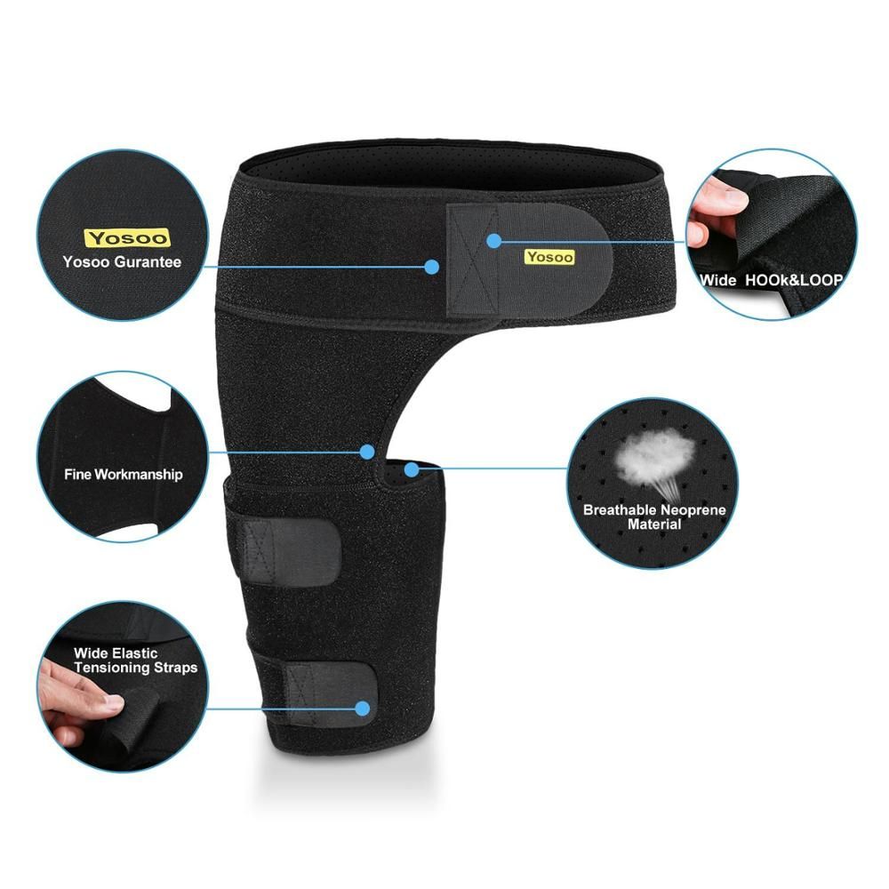 Yosoo Waist Thigh Support Groin Brace Leg Relief W