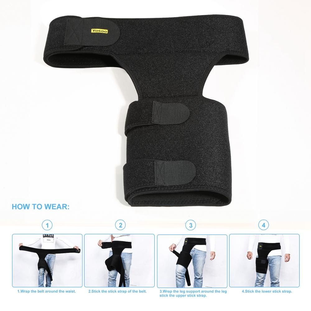 Yosoo Waist Thigh Support Groin Brace Leg Relief W