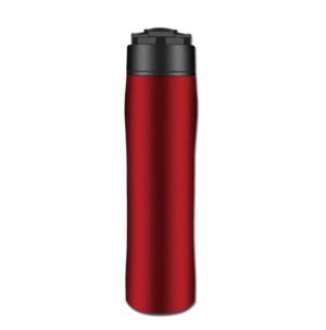 Recafimil Portable French Press Pot Double Thermal Insulation Cold Storage Travel Outdoor Stainless Steel Bottle Coffee Maker