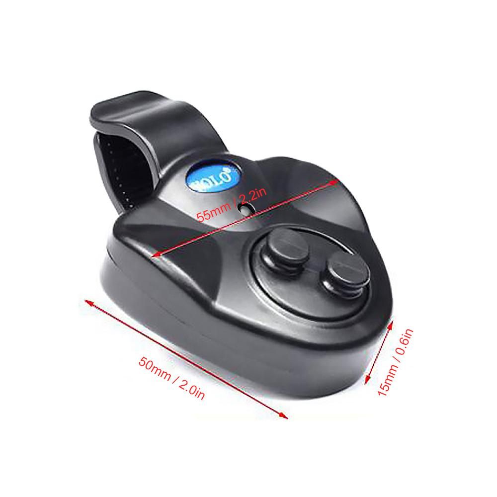 4pcs Electronic Fishing Bite Alarm with Sound LED Lights Indicator Fish Bite Alarms