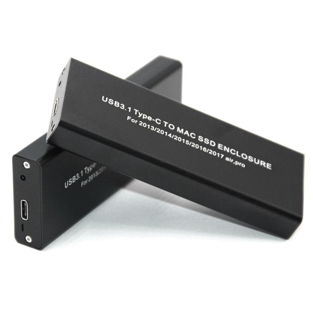 USB3.1 Type-C To Mac SSD Enclosure Aluminum Alloy Hard Disk